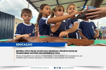 IBITIÚRA VISTA PELOS OLHOS DAS CRIANÇAS: PROJETO ESCOLAR TRANSFORMA HISTÓRIA EM EXPERIÊNCIA VIVA
