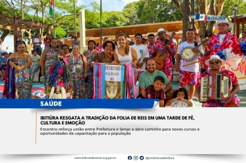 IBITIÚRA RESGATA A TRADIÇÃO DA FOLIA DE REIS EM UMA TARDE DE FÉ, CULTURA E EMOÇÃO