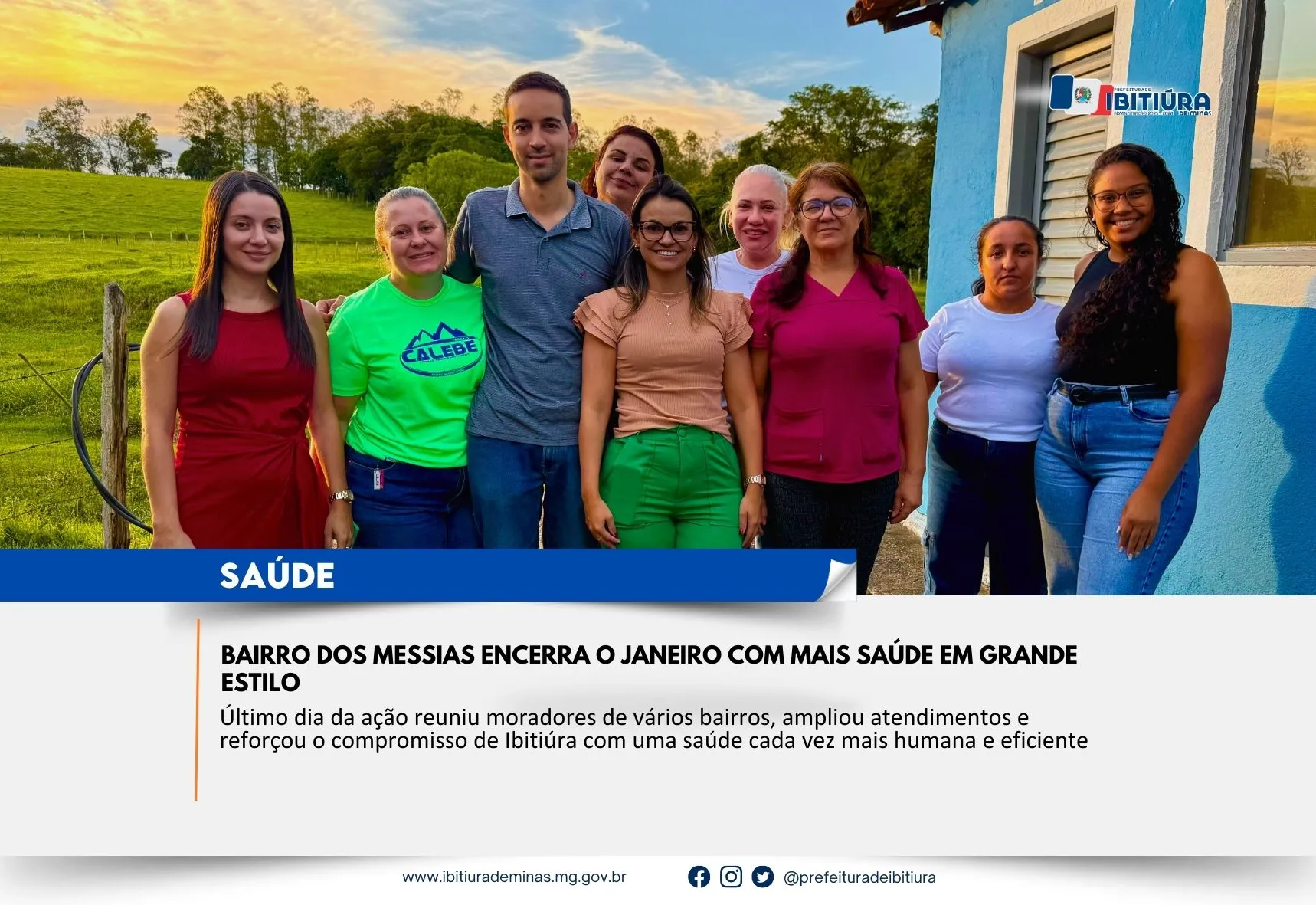 BAIRRO DOS MESSIAS ENCERRA O JANEIRO COM MAIS SAÚDE EM GRANDE ESTILO