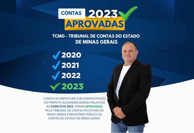 PREFEITURA DE IBITIÚRA DE MINAS TEM CONTAS DE 2023 APROVADAS PELO TCE E MPC-MG