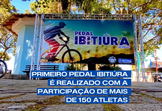 PRIMEIRO PEDAL IBITIÚRA É REALIZADO COM A PARTICIPAÇÃO DE MAIS DE 150 ATLETAS