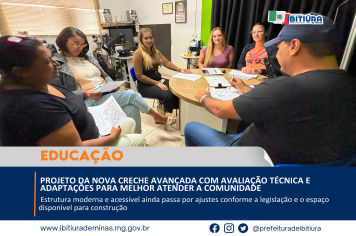 PROJETO DA NOVA CRECHE AVANÇADA COM AVALIAÇÃO TÉCNICA E ADAPTAÇÕES PARA MELHOR ATENDER A COMUNIDADE
