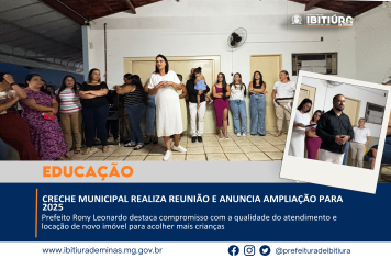 CRECHE MUNICIPAL REALIZA REUNIÃO E ANUNCIA AMPLIAÇÃO PARA 2025