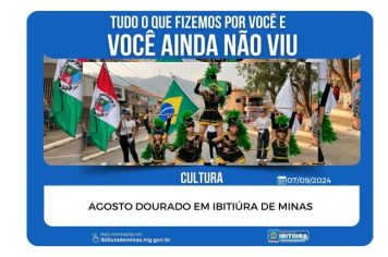 ATO CÍVICO DE 7 DE SETEMBRO CELEBRA A INDEPENDÊNCIA DO BRASIL EM IBITIÚRA 