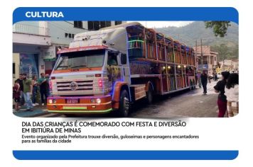 DIA DAS CRIANÇAS É COMEMORADO COM FESTA E DIVERSÃO EM IBITIÚRA DE MINAS