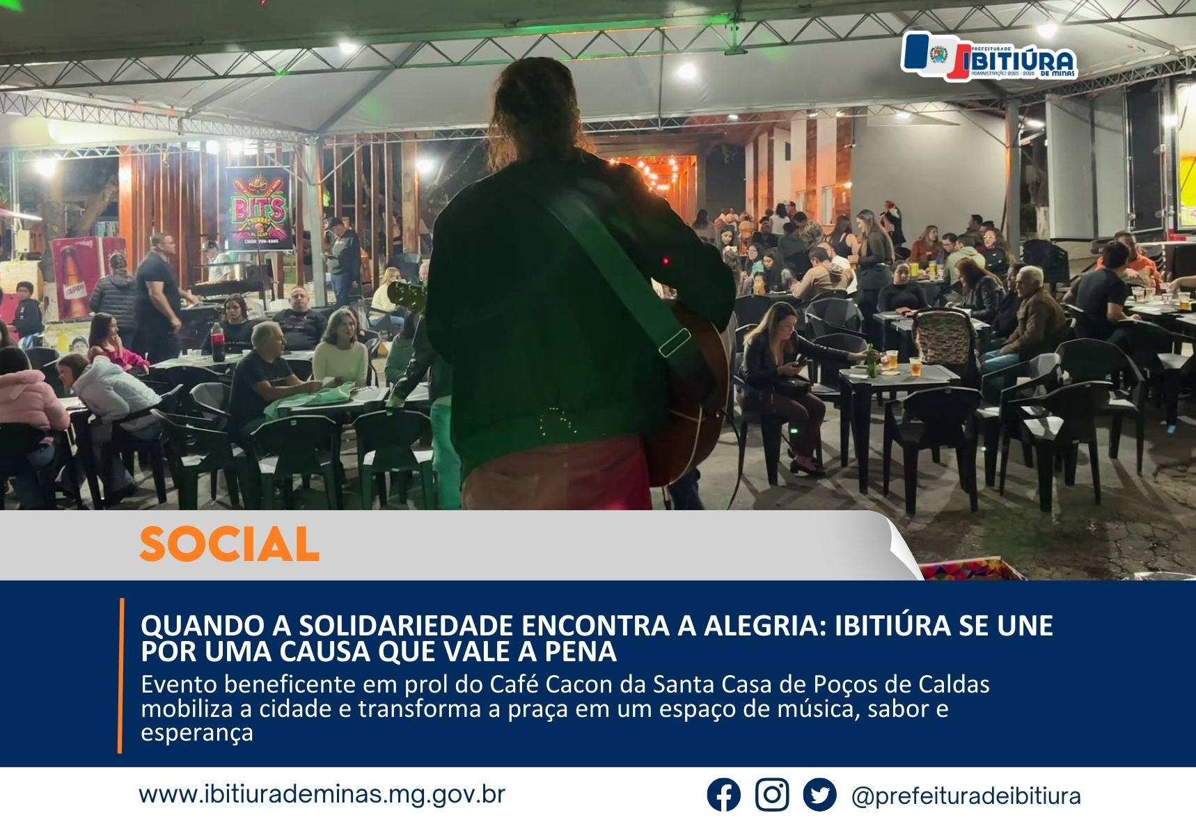 QUANDO A SOLIDARIEDADE ENCONTRA A ALEGRIA: IBITIÚRA SE UNE POR UMA CAUSA QUE VALE A PENA