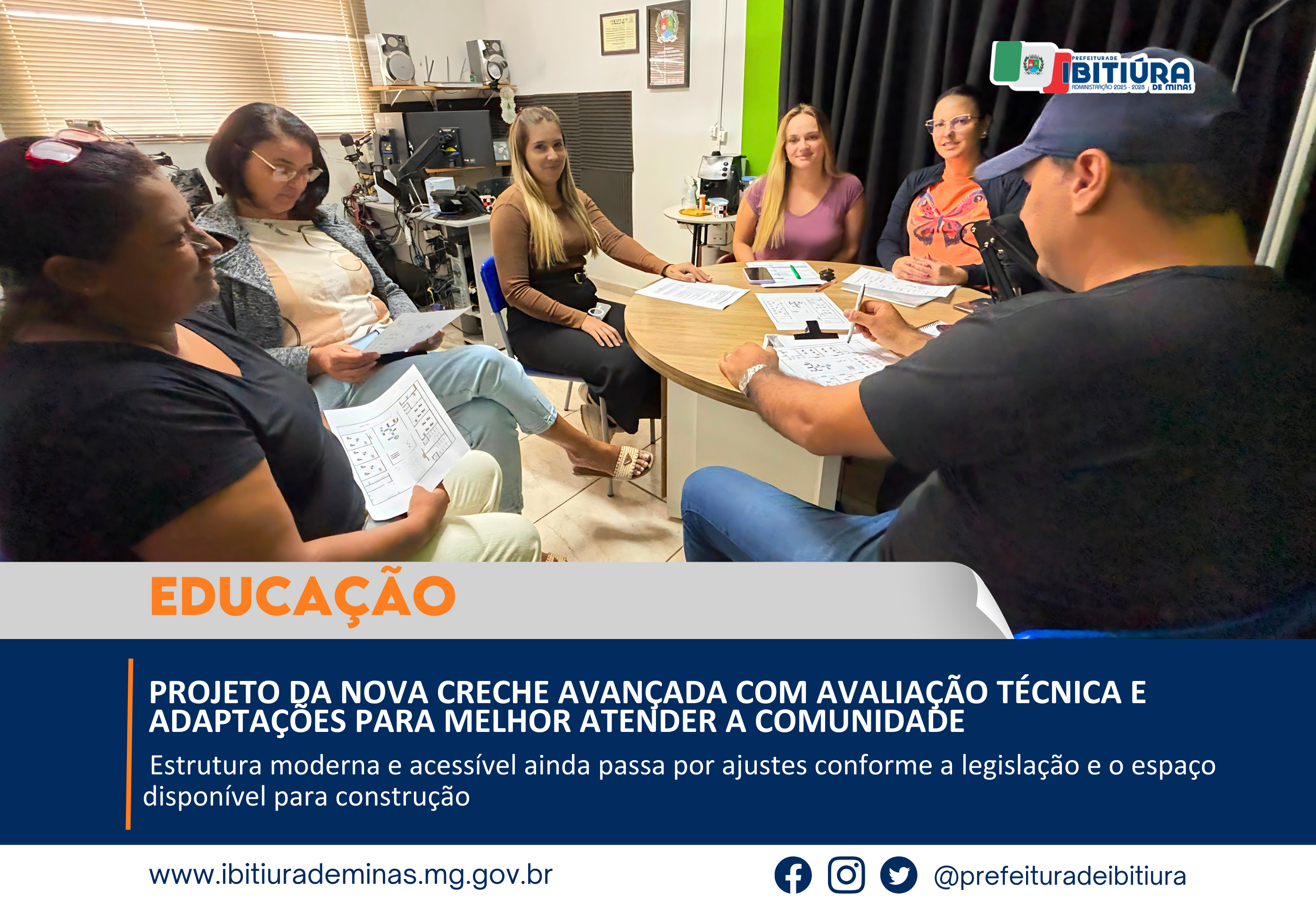 PROJETO DA NOVA CRECHE AVANÇADA COM AVALIAÇÃO TÉCNICA E ADAPTAÇÕES PARA MELHOR ATENDER A COMUNIDADE