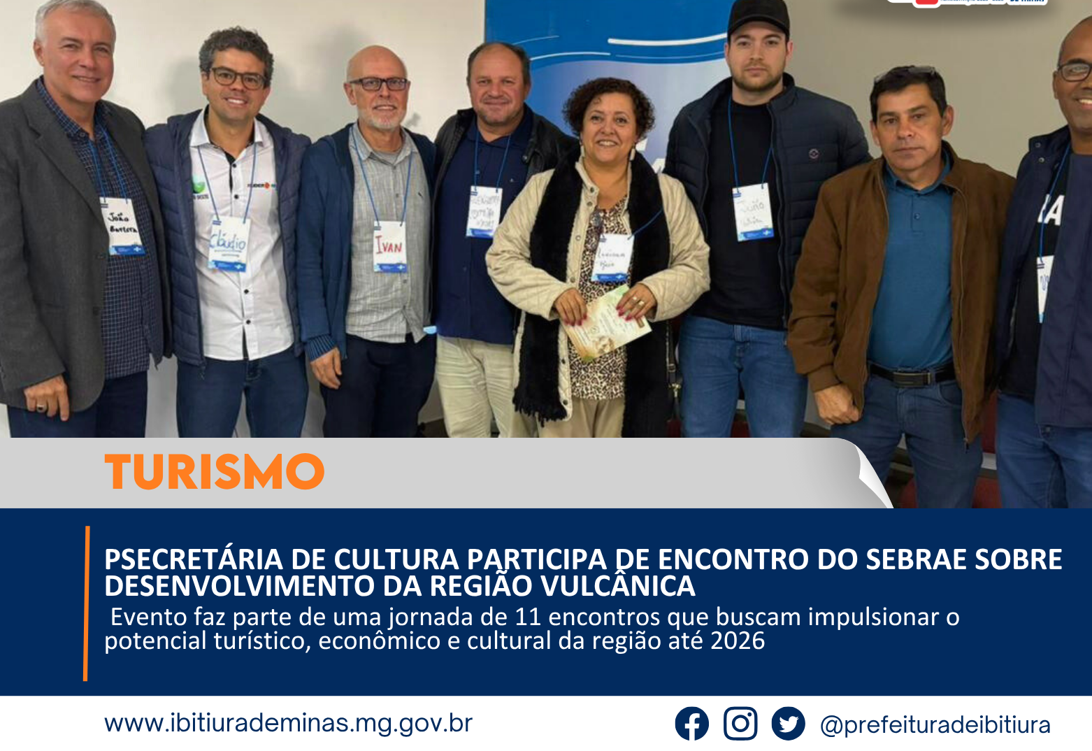 SECRETÁRIA DE CULTURA PARTICIPA DE ENCONTRO DO SEBRAE SOBRE DESENVOLVIMENTO DA REGIÃO VULCÂNICA
