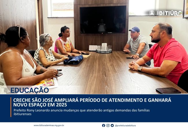 CRECHE SÃO JOSÉ AMPLIARÁ PERÍODO DE ATENDIMENTO E GANHARÁ NOVO ESPAÇO EM 2025