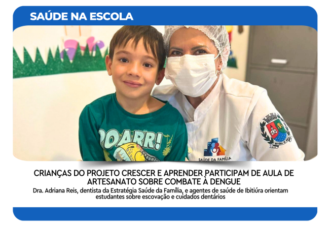 ALUNOS DO PROJETO RECEBEM VISITA DE PROFISSIONAIS DE SAÚDE PARA ORIENTAÇÃO SOBRE HIGIENE BUCAL
