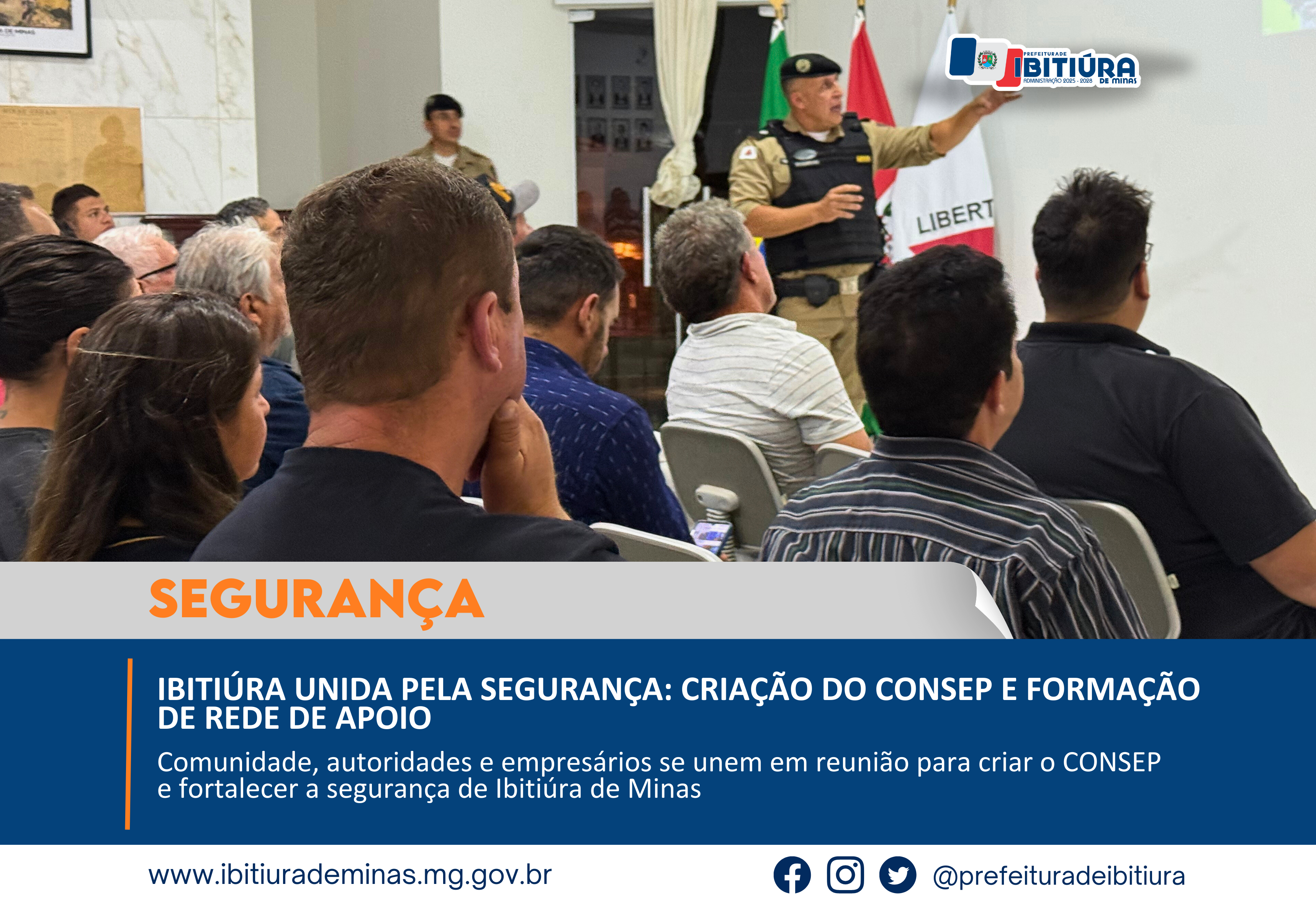IBITIÚRA UNIDA PELA SEGURANÇA: CRIAÇÃO DO CONSEP E FORMAÇÃO DE REDE DE APOIO
